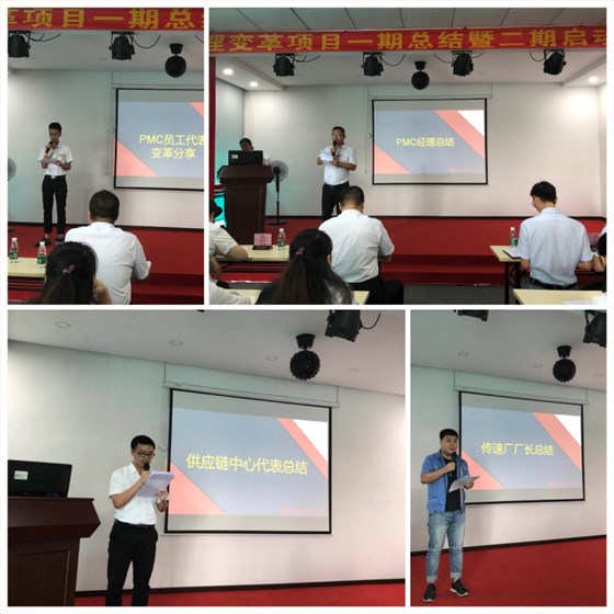 HT一期變革總結(jié)發(fā)言摘要